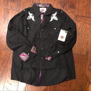 Men’s Embroidered Shirt NEW